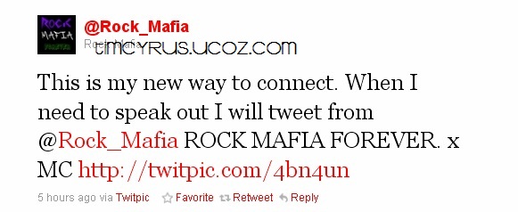 Новое сообщение от @Rock_Mafia на Твиттере